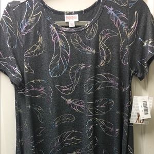 Gorgeous Lularoe unicorn feather Carly